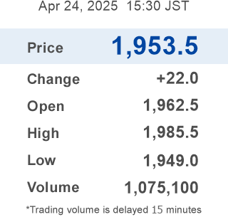 Real time stock quote image